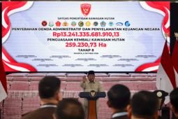 Prabowo optimistis setoran Satgas PKH ke negara terus bertambah