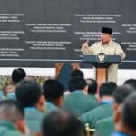 Prabowo sampaikan taklimat kepada 800 perwira tinggi TNI/Polri