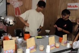 Pameran hari kopi internasional di Malang