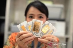 Harga emas Antam Selasa ini turun Rp20.000/gr